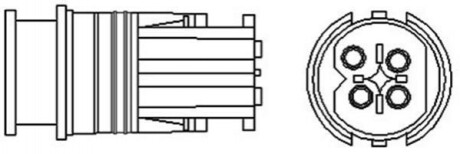 DB Кисневий датчик CL203, W164, W251, R171 MAGNETI MARELLI 466016355025