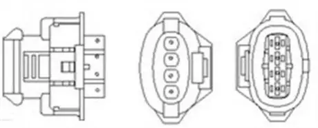 FIAT Кисневий датчик (лямбда-зонд) MAGNETI MARELLI 466016355133