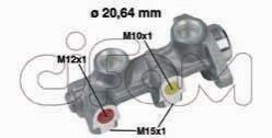 OPEL Головний гальмівний циліндр D20,64mm KADET E 1.2,1.3,1.3I 8/84- CIFAM 202-184