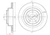 CIFAM SUBARU Гальмівний диск IMPREZA (GD) 2.5 i WRX AWD 05-08, LEGACY IV (BP) 2.0 AWD 05-09 800-1149C CIFAM 800-1149C