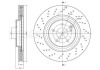 CIFAM DB Гальмівний диск передній C-CLASS (W203) 03-07, CLK (C209) CLK 500 06-09 800-1533FC CIFAM 800-1533FC