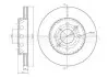 CIFAM KIA диск гальмівний передній Sephia 800-504 CIFAM 800-504