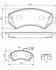 Колодки гальмівні (передні) Citroen Jumper/Fiat Ducato/Peugeot Boxer 2.0-3.0HDi 06- R16(+датчик) 0 986 494 589 BOSCH 0986494589 (фото 8)