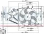 NISSENS OPEL Вентилятор радіатора CORSA 1,0-1,2 93- 85190 NISSENS 85190
