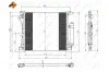 Радіатор кондиціонера (з осушувачем) Nissan Juke 1.5 dCi 10- NRF 350226 (фото 5)