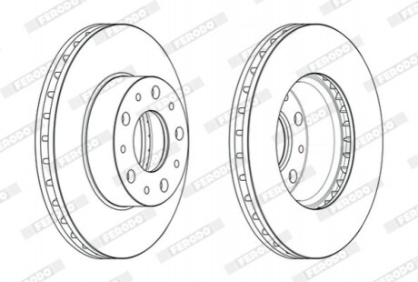 Гальмівний диск FERODO DDF2659