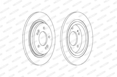 Гальмівний диск FERODO DDF2604C