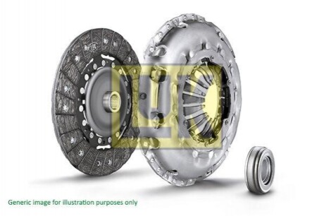 Комплект зчеплення Opel Frontera 2.4i 92-98 (d=240mm) (+вижимний) LuK 624 1614 00