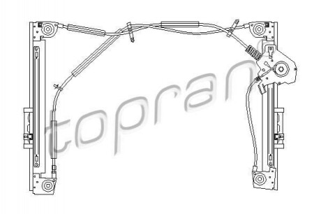 Window lifter TOPRAN TOPRAN / HANS PRIES 501832