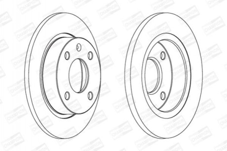 Гальмівний диск CHAMPION 561496CH