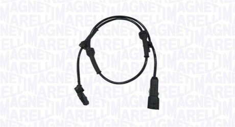 RENAULT Датчик ABS передн. Megane, Scenic MAGNETI MARELLI 172100075010