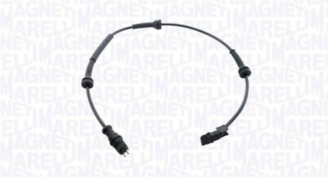 RENAULT датчик ABS передн. Megane, Scenic MAGNETI MARELLI 172100059010