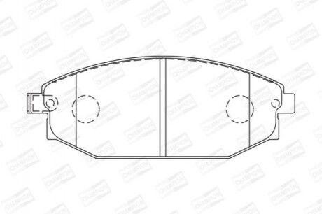 Гальмівні колодки CHAMPION 572534CH