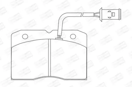 Фото 1 - гальмівні колодки CHAMPION 571422CH Гальмівні колодки CHAMPION 571422CH (фото 1)
