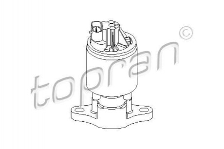 Клапан рециркуляцiї TOPRAN TOPRAN / HANS PRIES 205868 (фото 1)