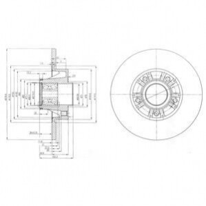 Drive+ Drive+ - Гальмівний диск з підшипником Dr!ve+ DP1010.11.0871