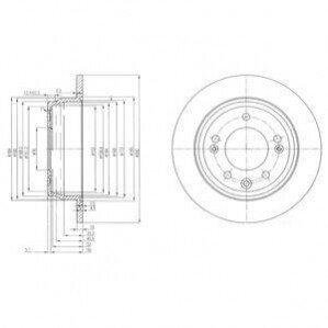 Drive+ Drive+ - Гальмівний диск Dr!ve+ DP1010.11.0289 (фото 1)