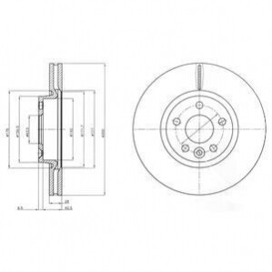 Drive+ Drive+ - Гальмівний диск Dr!ve+ DP1010.11.0504 (фото 1)