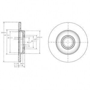 Drive+ Drive+ - Гальмівний диск Dr!ve+ DP1010.11.0146 (фото 1)