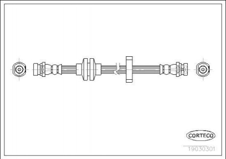 Гальмівний шланг CORTECO 19030301