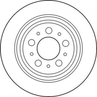 Гальмівний диск задній Volvo S60, S70, S80, V70, V70, XC Jurid 562174JC