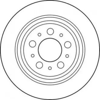 Гальмівний диск задній Volvo S60, S70, S80, V70, V70, XC Jurid 562174JC