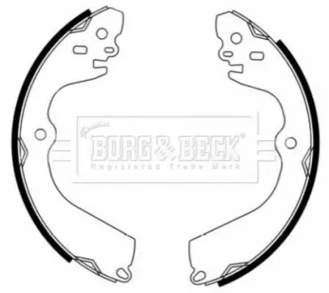 Гальмiвнi колодки барабаннi BORG&BECK BORG & BECK BBS6495