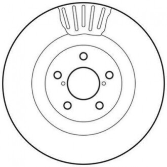 Гальмівний диск передній Subaru BRZ, Forester, Impreza, Legacy, Outback, XV Jurid 562677JC