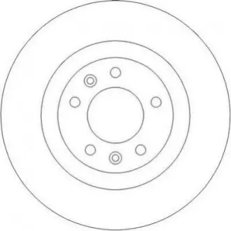 Гальмівний диск задній Citroen C5 / Peugeot 407, 508, 607, RCZ / Saab 9-5 Jurid 562253JC