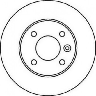 Гальмівний диск задній Opel Astra G, H, Meriva A / Chevrolet Corsa Jurid 562071JC