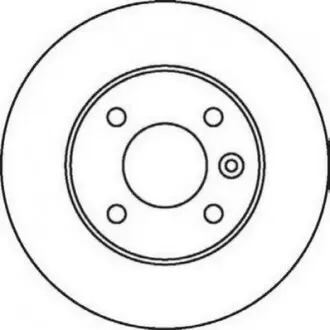 Гальмівний диск задній Opel Astra G, H, Meriva A / Chevrolet Corsa Jurid 562071JC