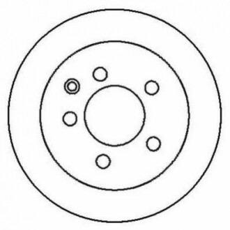 Гальмівний диск задній Nissan Juke, Leaf, Qashqai, X-Trail / Renault Koleos / Toyota Alphard Jurid 562280JC (фото 1)