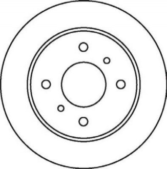 Гальмівний диск задній Nissan Almera II, Primera Jurid 562032JC