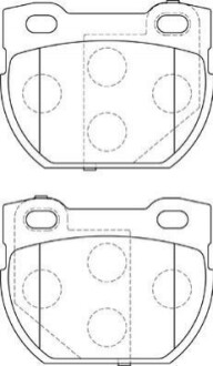 Гальмівні колодки задні Land Rover Defender Jurid 573644J (фото 1)