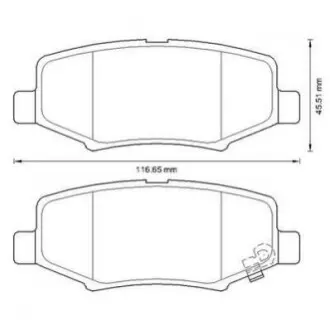 Гальмівні колодки Jurid 573323J