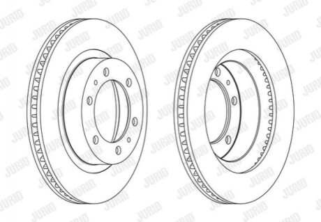 Гальмівний диск Jurid 563183JC