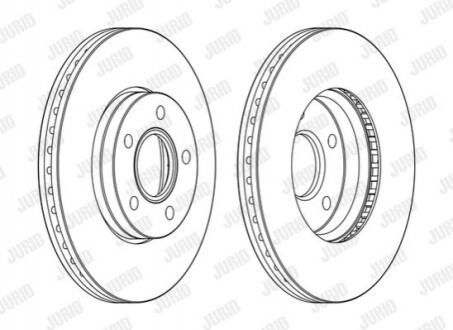 Гальмівний диск Jurid 563160JC
