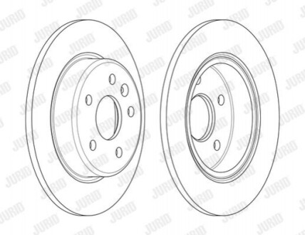 Гальмівний диск Jurid 563143JC (фото 1)