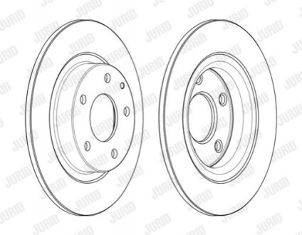 Гальмівний диск Jurid 563131JC (фото 1)