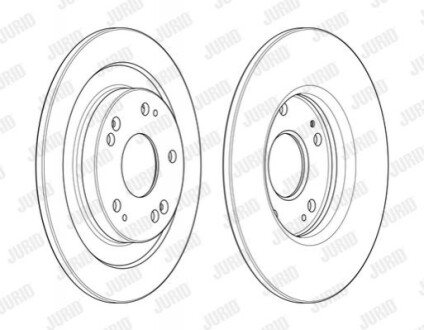 Гальмівний диск Jurid 563128JC (фото 1)