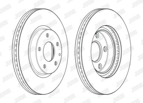 Гальмівний диск Jurid 563117JC