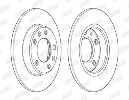 Гальмівний диск Jurid 562996JC (фото 1)