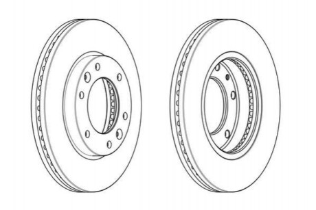Гальмівний диск Jurid 563006JC