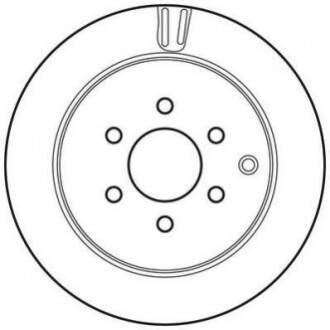 Гальмівний диск Jurid 562782JC (фото 1)