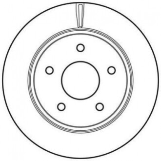 Гальмівний диск Jurid 562707JC (фото 1)