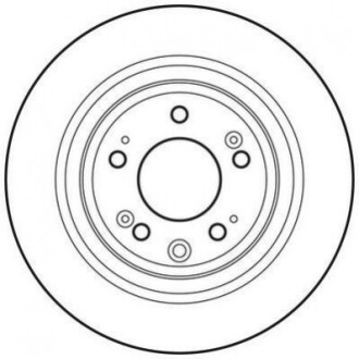 Гальмівний диск Jurid 562697JC (фото 1)