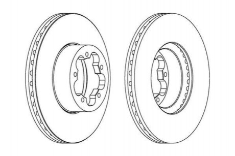 Гальмівний диск Jurid 562541JC