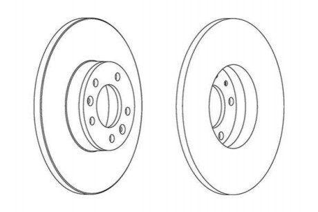 Гальмівний диск Jurid 562525JC