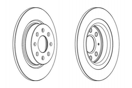Гальмівний диск Jurid 562305JC (фото 1)