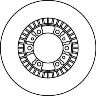 Гальмівний диск Jurid 562067JC